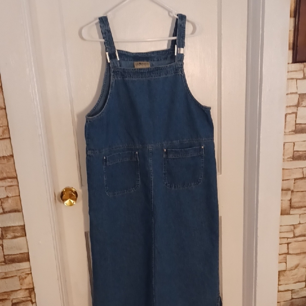 Sag Harbor Sport Denim Jumper Dress Size Medium